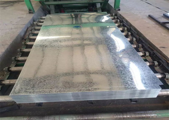 acheter 60 g/M2-275 g/M2 Plaque métallique galvanisée revêtue de zinc pour tôle de toiture fabrication en ligne