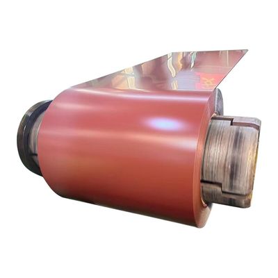 En arrière, revêtement de feuille couverte de couleur PPGI de 5-7 microns, revêtue de zinc et de peinture