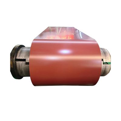 Brick Rouge 0,18 0,25 0,32x1000 Couleur bobine Ppgi utilisée pour la feuille de toiture de type T