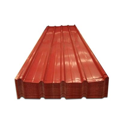 0.15-0.8mm T type feuille de toiture prépeinte Zinc feuille de toiture ondulée