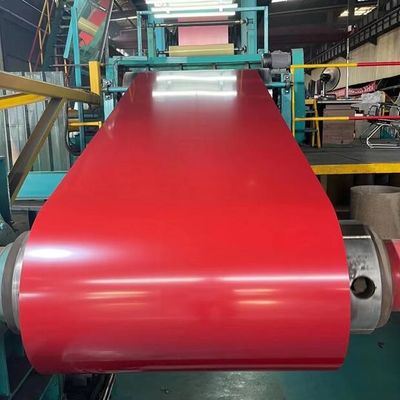 PPGI a enduit la couleur d'une première couche de peinture verte blanche rouge galvanisée Ral de bobine en acier 9002 9003