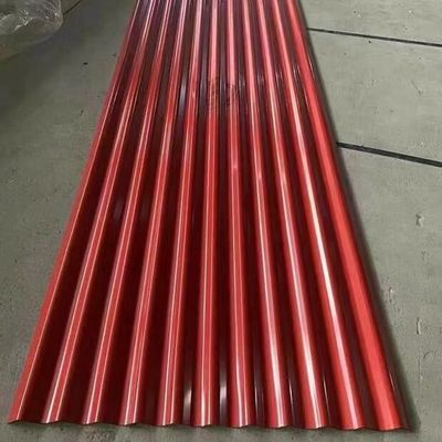 la couleur extérieure de vagues de 0.28mm a enduit couvrir la norme de la feuille ASTM A755/EN 10346
