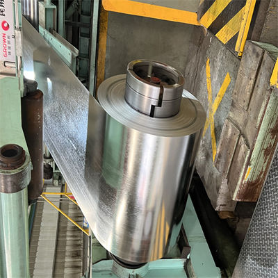 30 à 275 g/m2 de bobine en bandes d'acier galvanisé