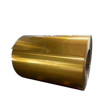 1100 PE Couche couleur or Aluminium prépeint