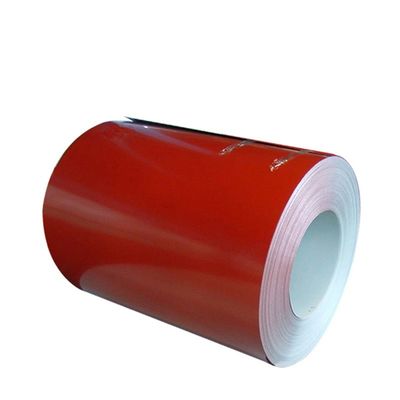 3003 H24 Coil d'aluminium prépeint en rouge de haute durabilité pour ACP