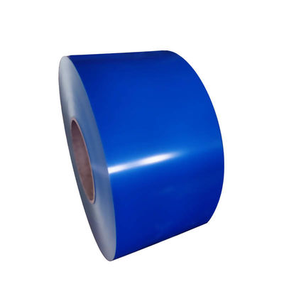 3004 Coil de tôle en aluminium PVDF de couleur bleue pour tôle de toiture
