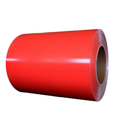 3003 H24 Couleur rouge Pvdf bobine en feuille d'aluminium pour mur de rideau