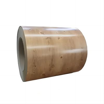 CGCC Modèle en bois prépeint PPGI Texture en bois bobine en acier bobine en bois en acier