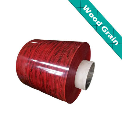 3003 bobine d'aluminium à grains de bois feuille d'aluminium de bois pour panneau d'armoire de cuisine