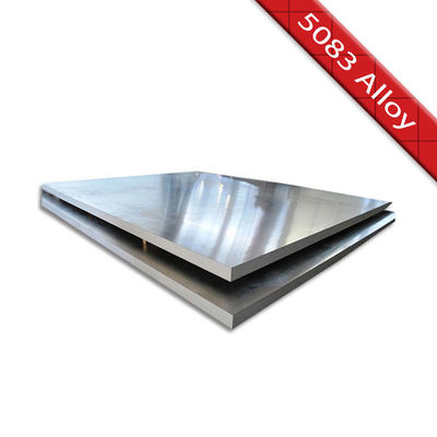 Plaque d'aluminium de haute résistance de la série 5000 5083 Plaque marine d'aluminium 5083