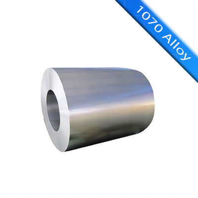 1070 bobine d'aluminium pur rouleau en alliage d'aluminium H12 / H14 / H16 température