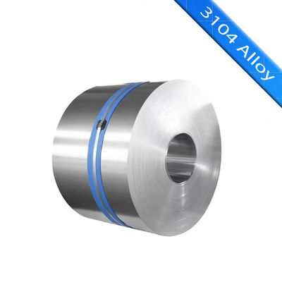 0.27mm ASTM B209 AA3104 Alliage de bobine d'aluminium 3104 bobine de stock d'aluminium