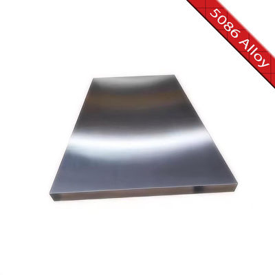 Bonne soudabilité Al-Mg alliage 5086 plaque en alliage d'aluminium pour marine