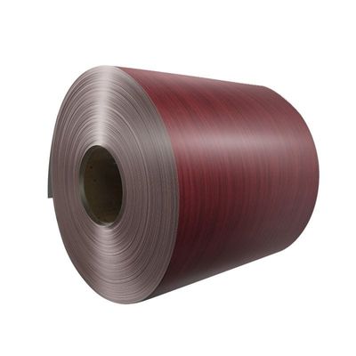 1.2 mm épaisseur imitation en aluminium enroulé en bois