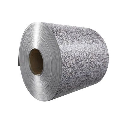 Bobine d'aluminium prélaquée avec grain de pierre corallienne, épaisseur 2,35 mm, haute durabilité